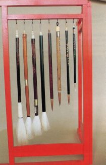 Kumano Brushes - the largest amount of brush production in Japan (Photograph taken circa 1994)