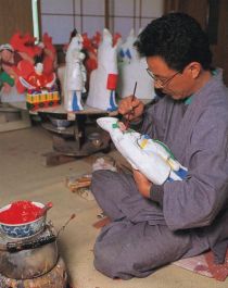Miyoshi dolls with a history of 300 years (Photograph taken circa 1994)