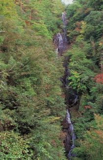 Josei Falls is higher than Kegon Falls in Nikko National Park (Photograph taken circa 1994)