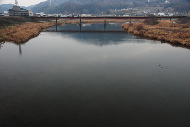 鴨と三江線と馬洗川